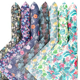 Lot de 7 feuilles de similicuir PVC floral CraftsFabrics 20,3 x 30,5 cm, format A4